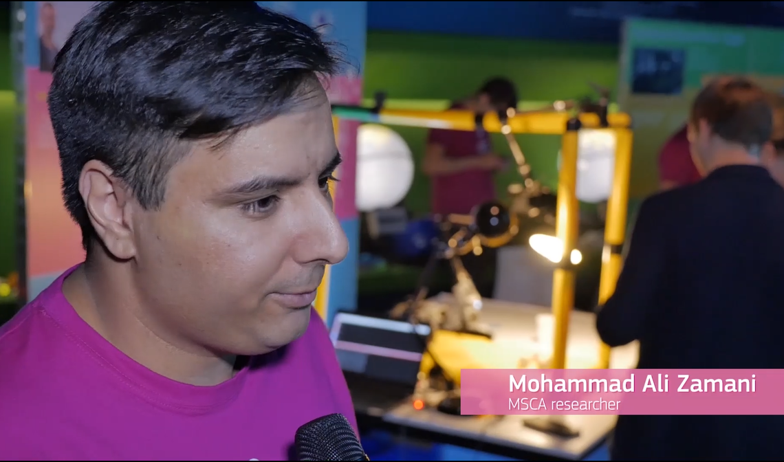 Mohammad Ali Zamani, Robot that understands spoken instructions